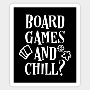 Board Games and Chill Sticker